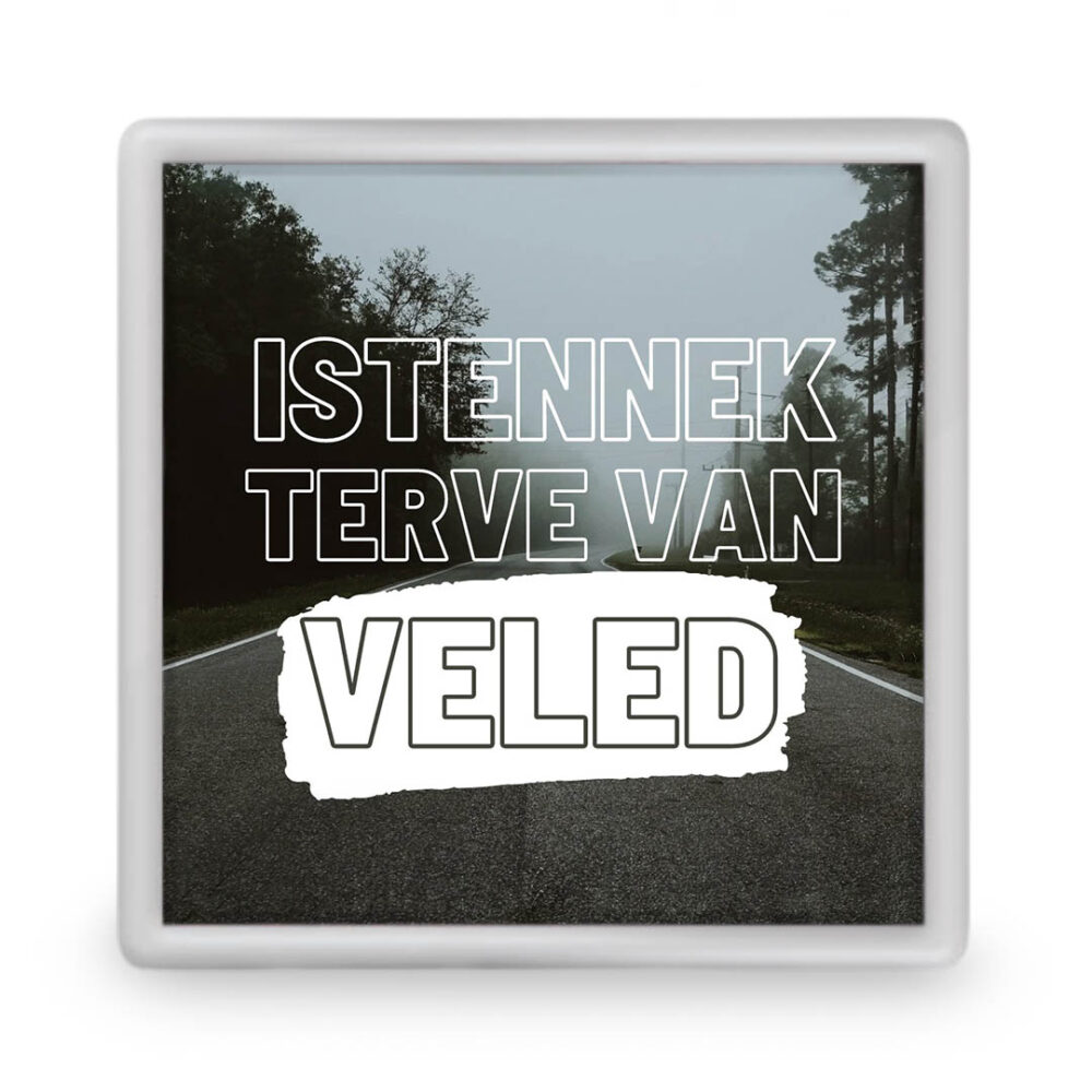 "Istennek terve van veled" feliratú hűtőmágnes