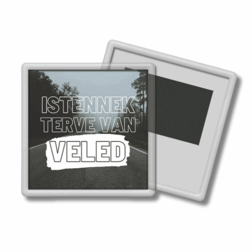 "Istennek terve van veled" feliratú hűtőmágnes - Image 2