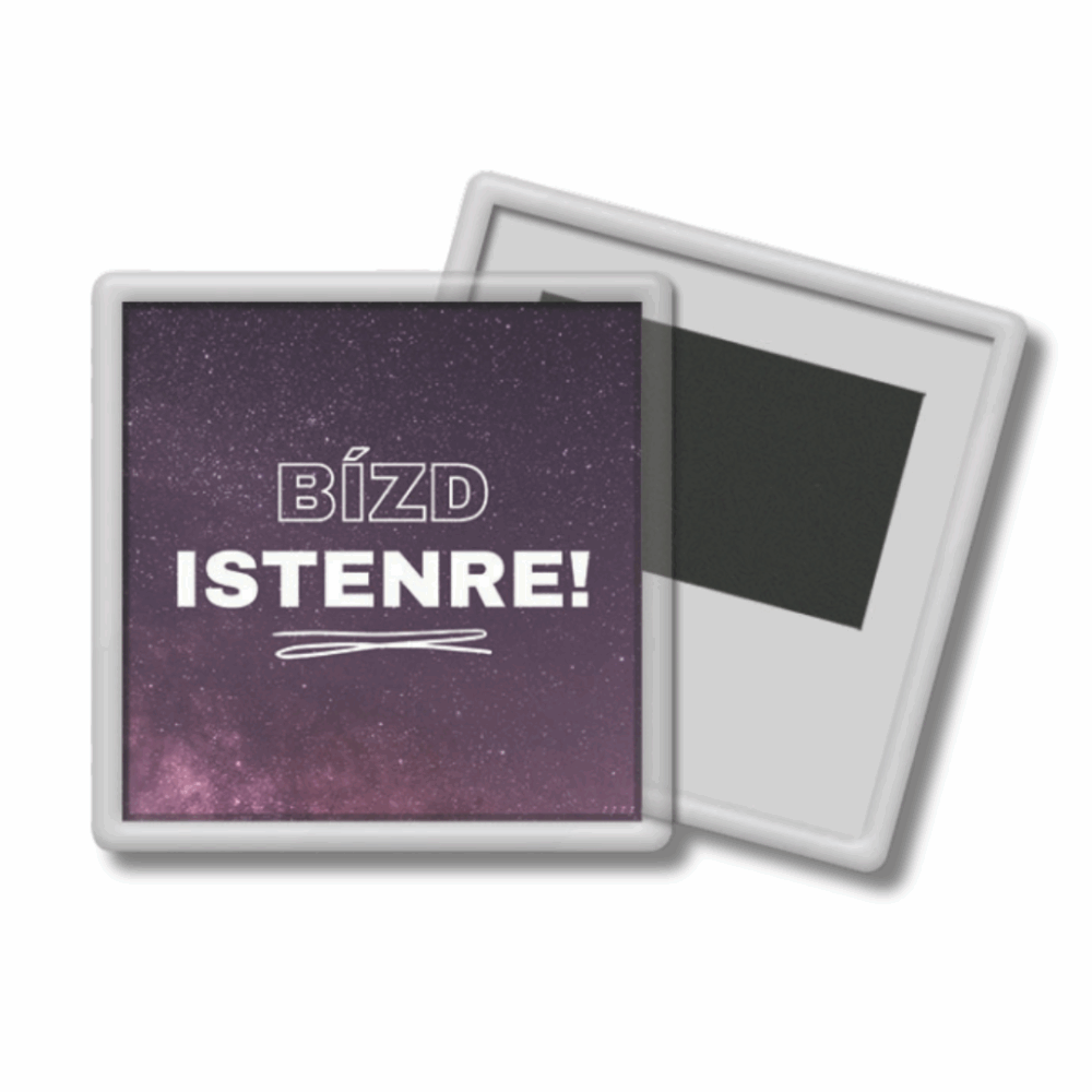 "Bízd Istenre!" feliratú hűtőmágnes - Image 2