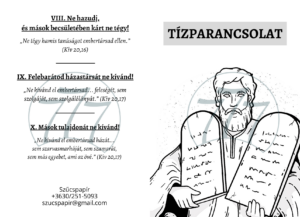 Kinyitható Tízparancsolat