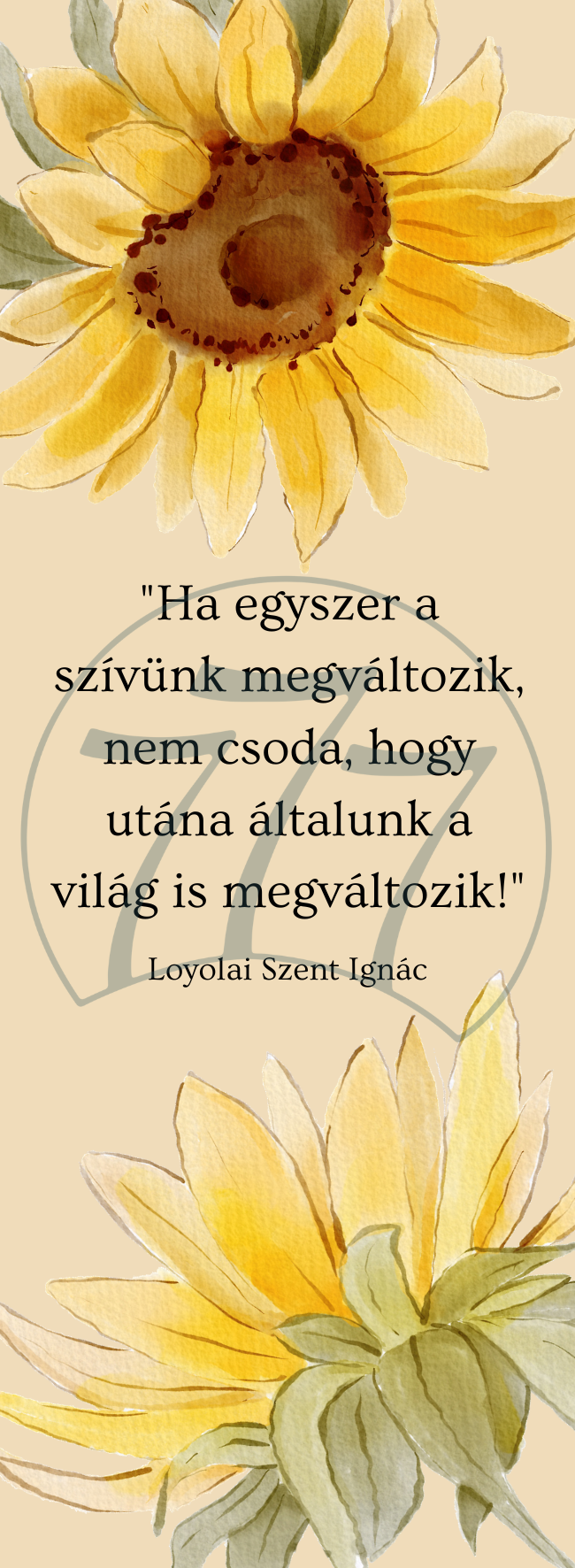 Könyvjelző – „Ha egyszer a szívünk megváltozik…”