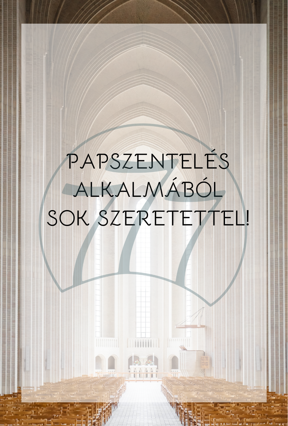 Papszentelési emléklap – Katedrális