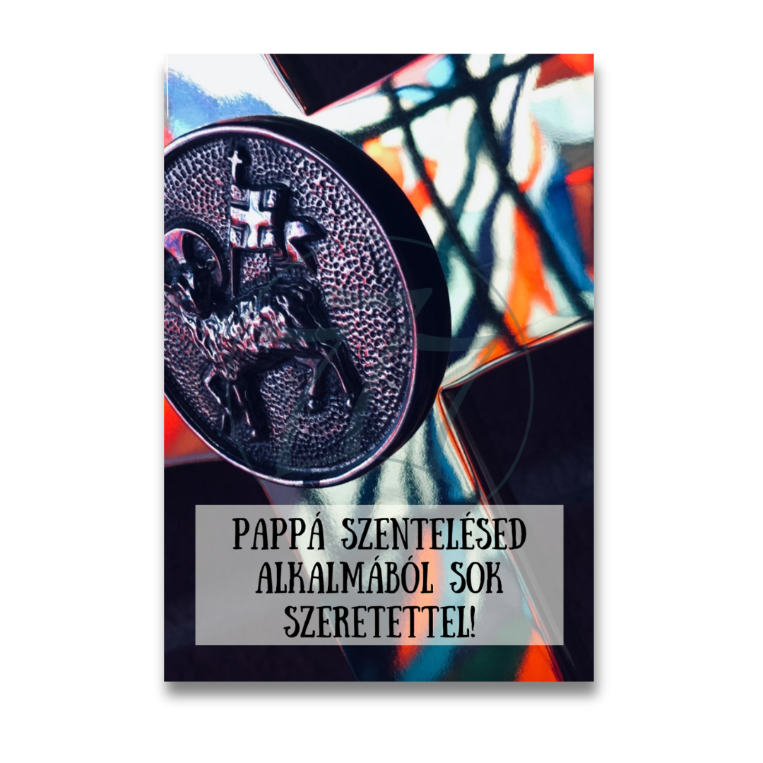 Papszentelési emléklap – Papi kereszt