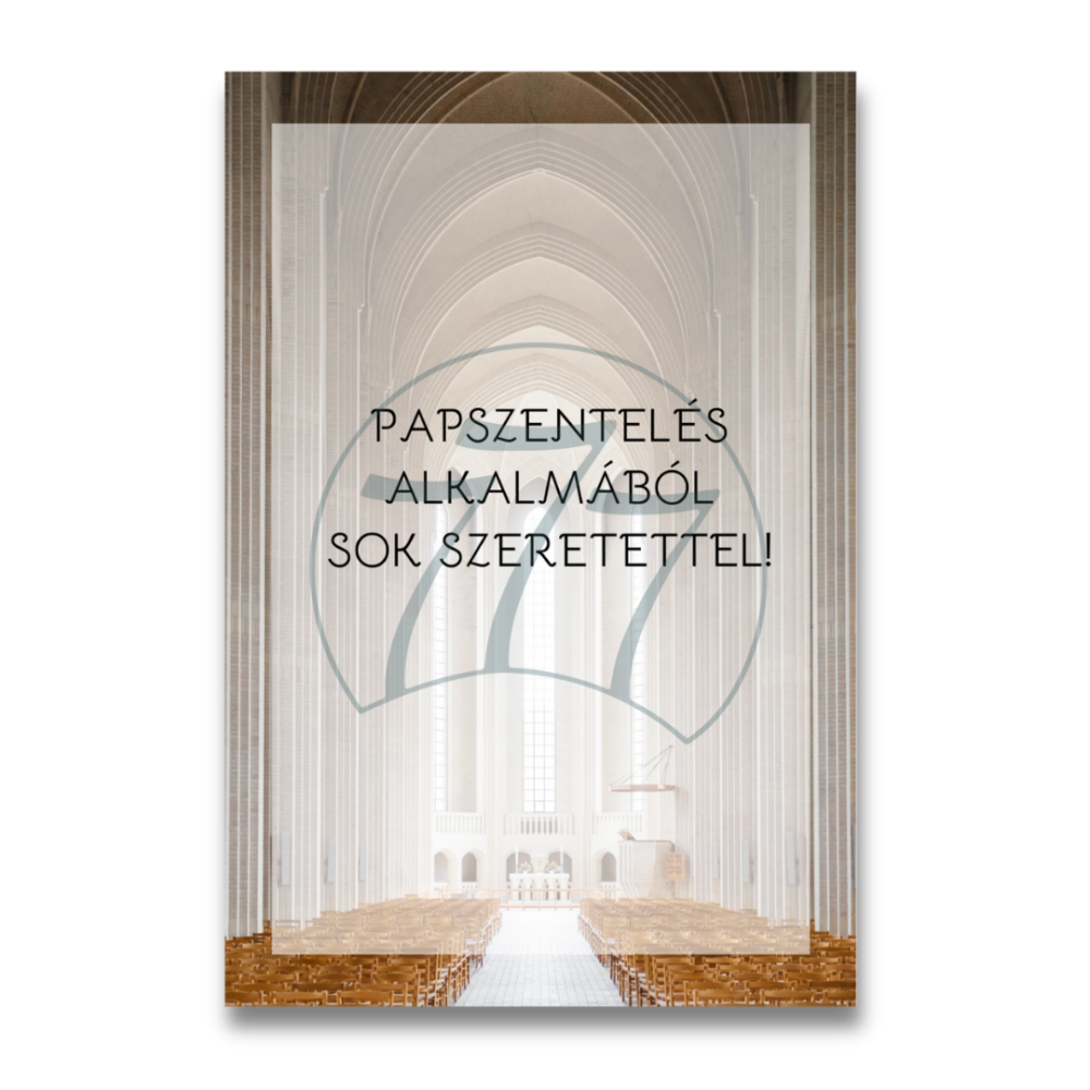 Papszentelési emléklap – Katedrális